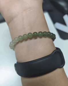 Click to view full screen Natural Clearwater Hetian Jade Bracelet photo review