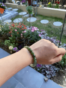Click to view full screen Natural Clearwater Hetian Jade Bracelet photo review