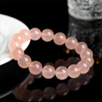 Pink Grapefruit Crystal Bracelet – Image 2